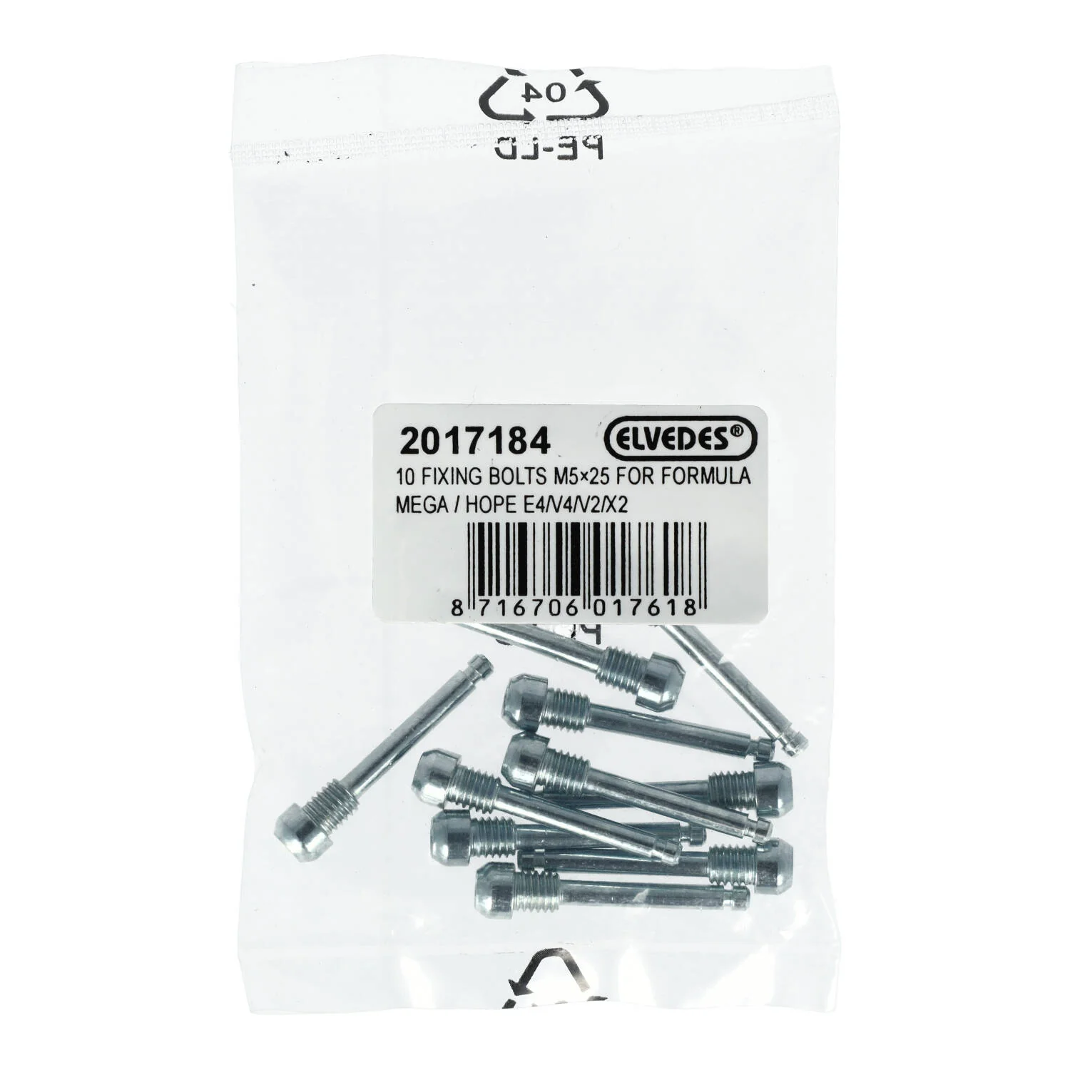 10 ELVEDES-Schrauben M5x25mm für die Befestigung der Plaketten Formula Mega/HOPE E4/V4/X2/V2 - Image 2