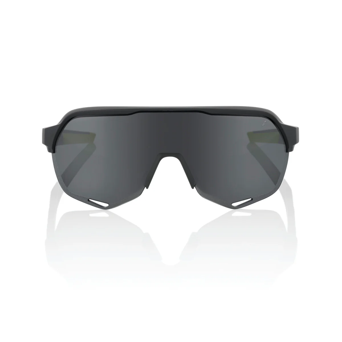 100% S2 Soft Tact Brille Schwarz/Grau Smoke Lens - Image 2