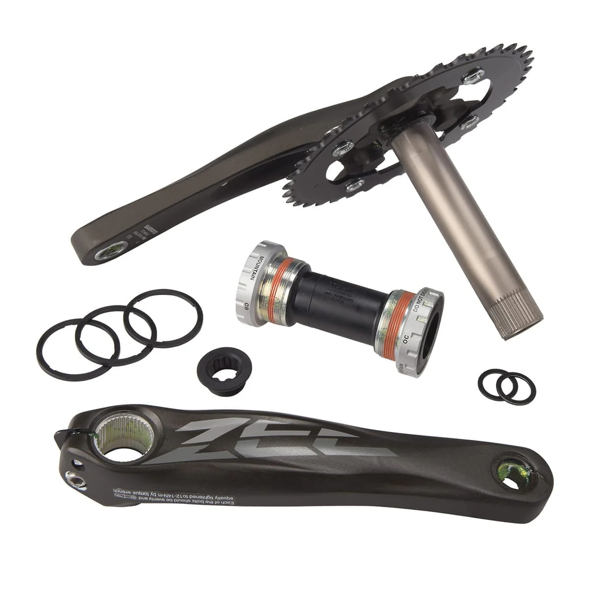 10V SHIMANO ZEE FC-M640 Mono Pedalboard - Image 2