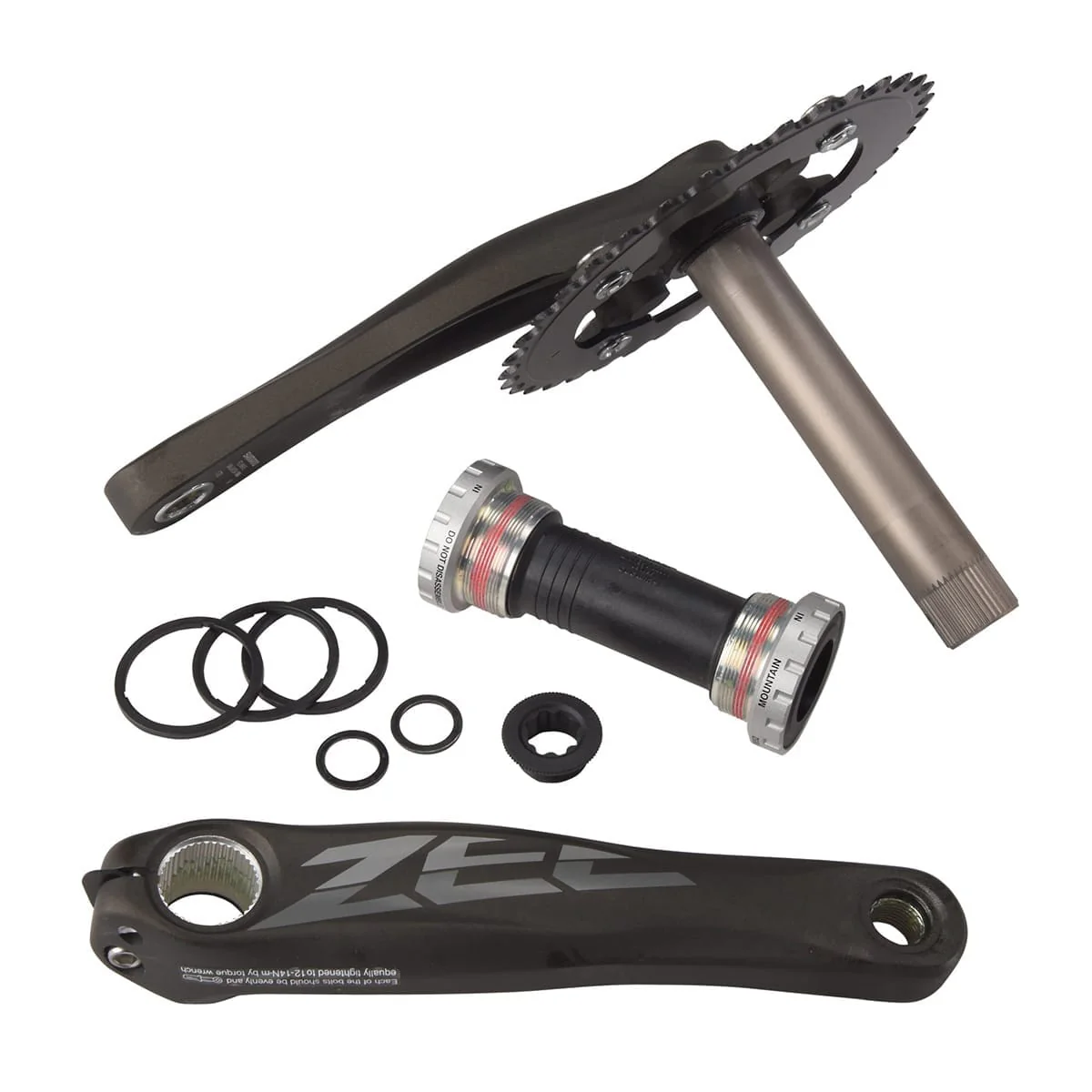 10V SHIMANO ZEE FC-M645 Mono Pedalboard - Image 2