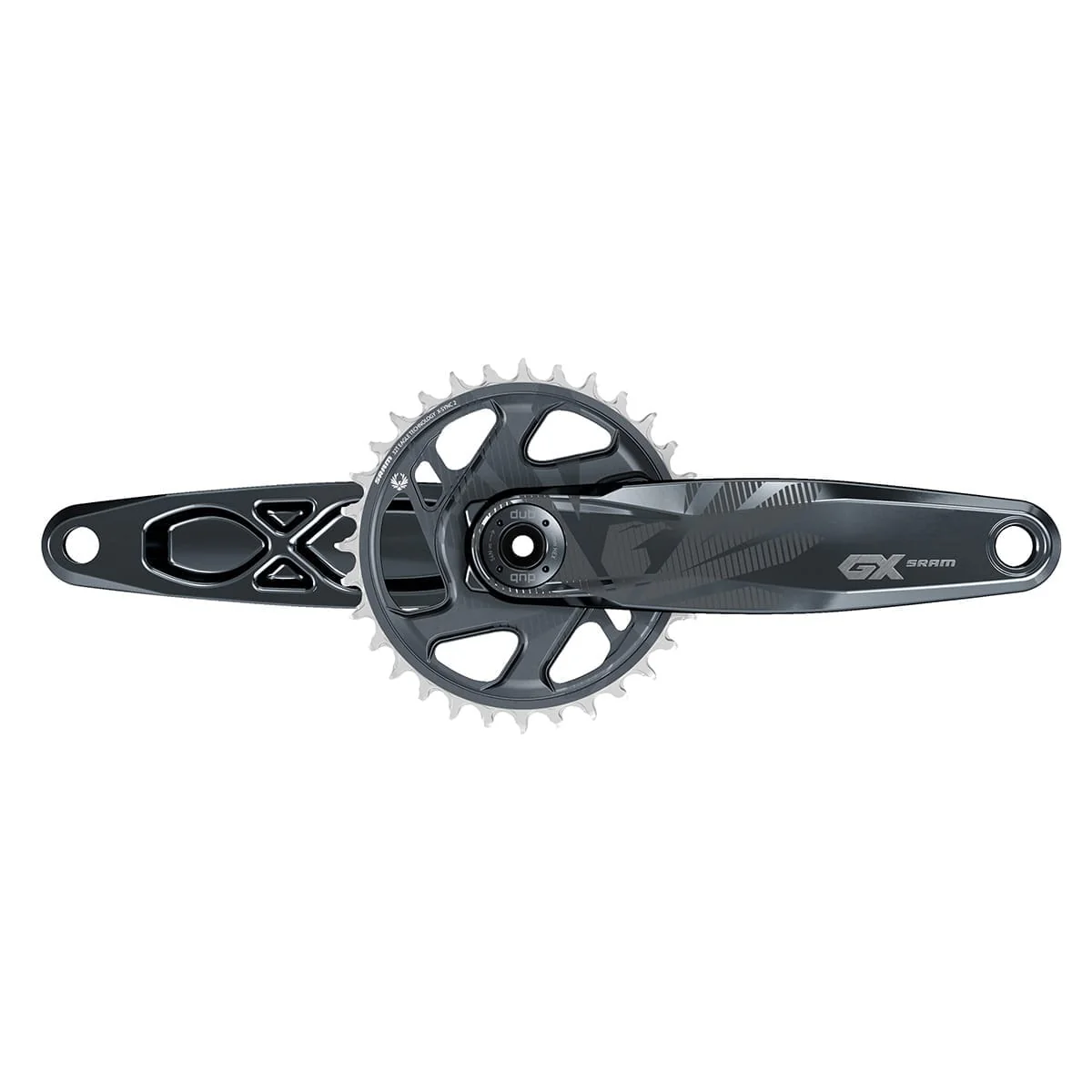 12V Mono Kurbelgarnitur SRAM EAGLE GX DUB Super BOOST+ Lunar