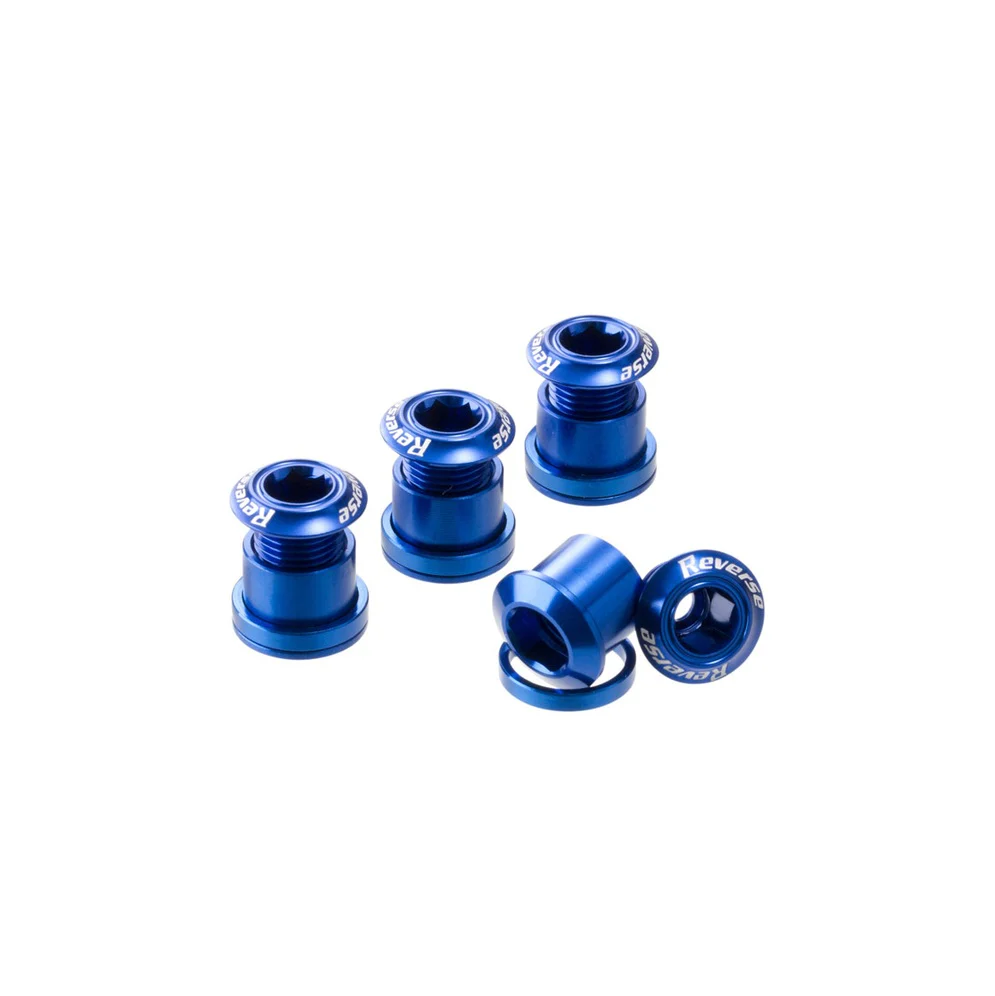 REVERSE COMPONENTS Kaminschrauben 4er Set Blau