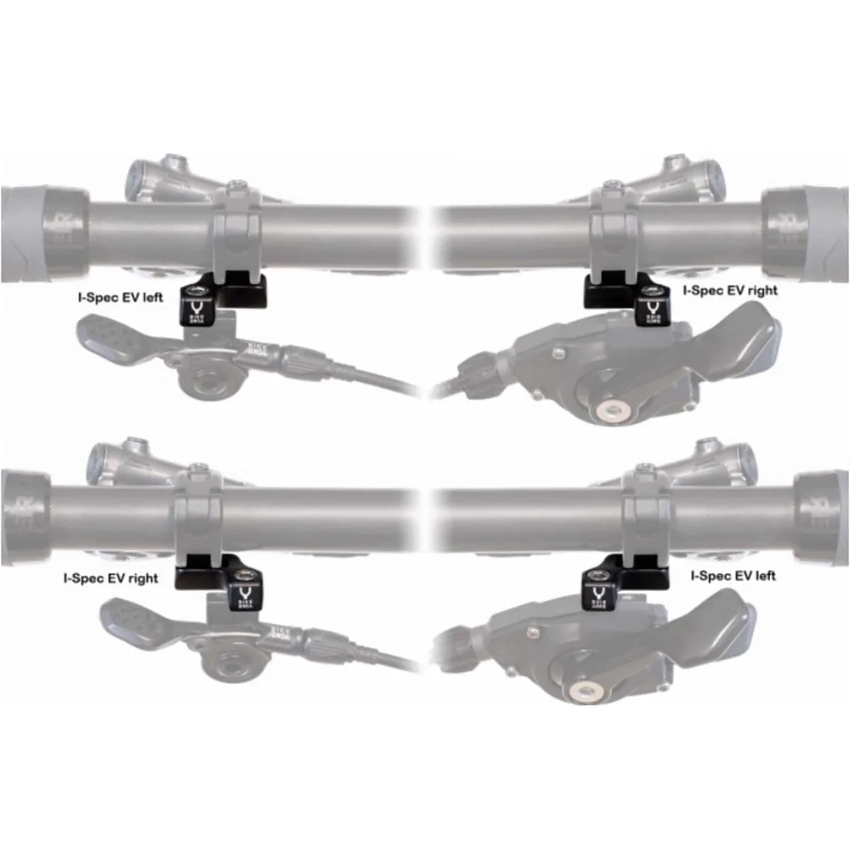 Adapter für BIKE YOKE Triggy Shimano i-Spec EV rechts #BY-SPECEVR - Image 2