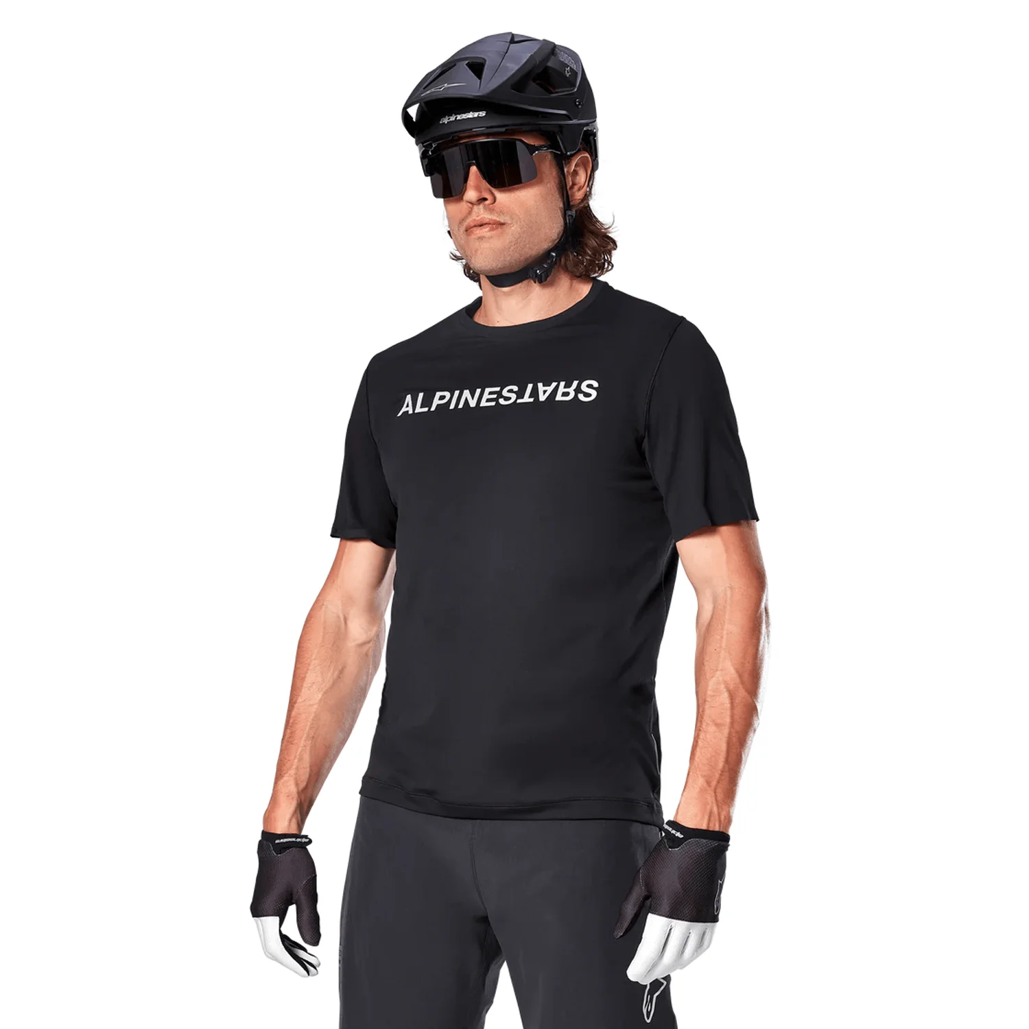 ALPINESTARS A-ARIA SWITCH Trikot Kurzarm Schwarz - Image 3