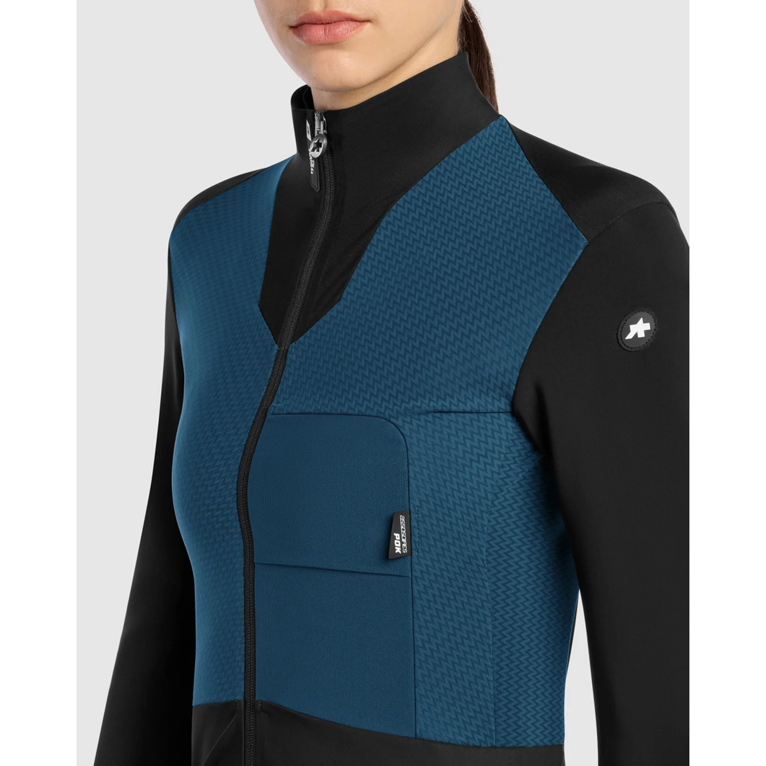 ASSOS DYORA R HABU WINTER S11 Damen Petrol Blue Jacket - Image 5
