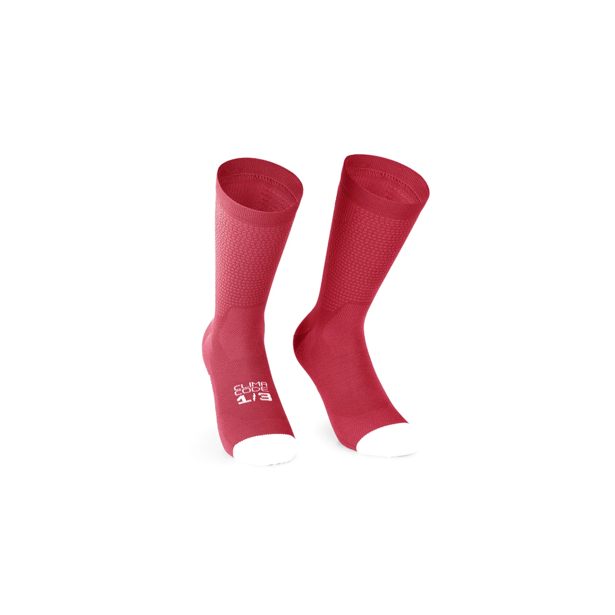 ASSOS ENDURANCE S11 Socken in der Farbe „Deadly Berry“