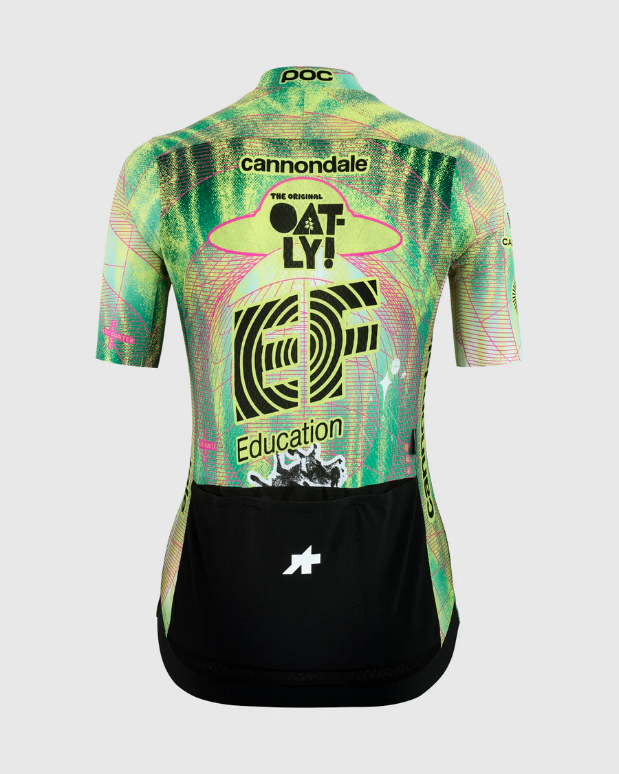 ASSOS UMA GT EDUCATION FIRST GIRO Trikot Kurzarm Schwarz/Gelb - Image 2