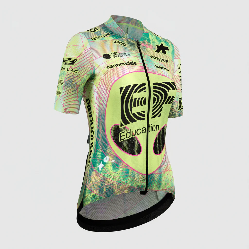ASSOS UMA GT EDUCATION FIRST GIRO Trikot Kurzarm Schwarz/Gelb - Image 3
