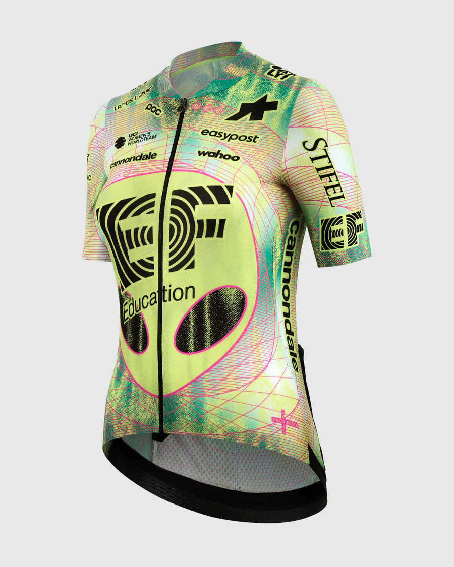 ASSOS UMA GT EDUCATION FIRST GIRO Trikot Kurzarm Schwarz/Gelb - Image 4