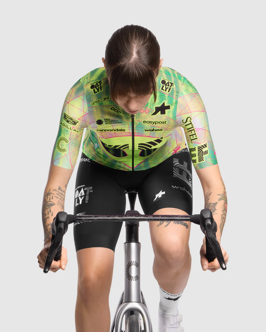 ASSOS UMA GT EDUCATION FIRST GIRO Trikot Kurzarm Schwarz/Gelb - Image 6