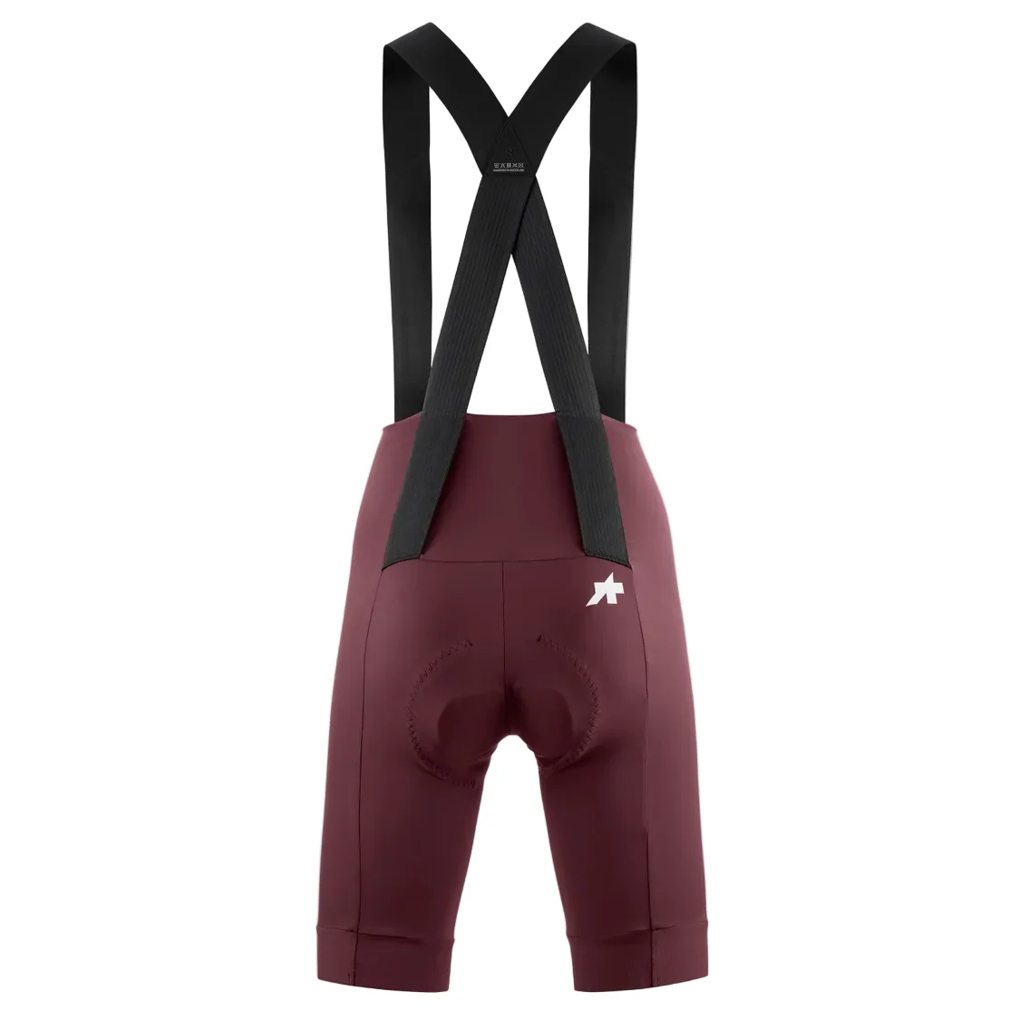 ASSOS UMA GT S11 Damen Burgundy Red Kurze Trägerhose - Image 2