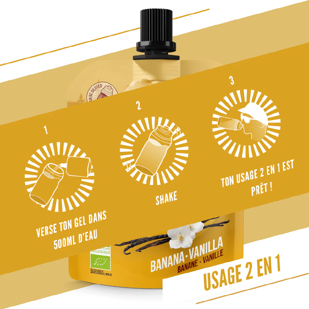 BAOUW BIO Energy Gel Banane-Vanille (85g) - Image 4