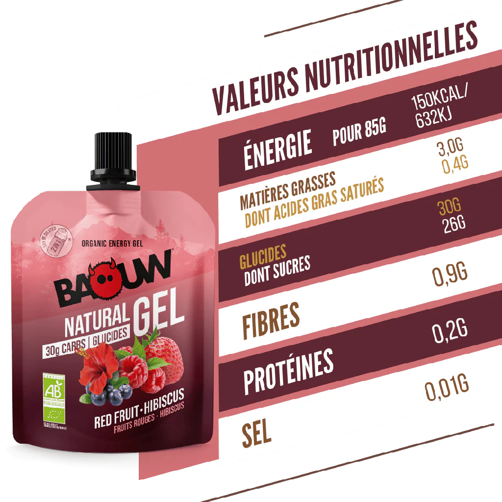 BAOUW BIO Energy Gel Rote Früchte-Hibiskus (85g) - Image 2