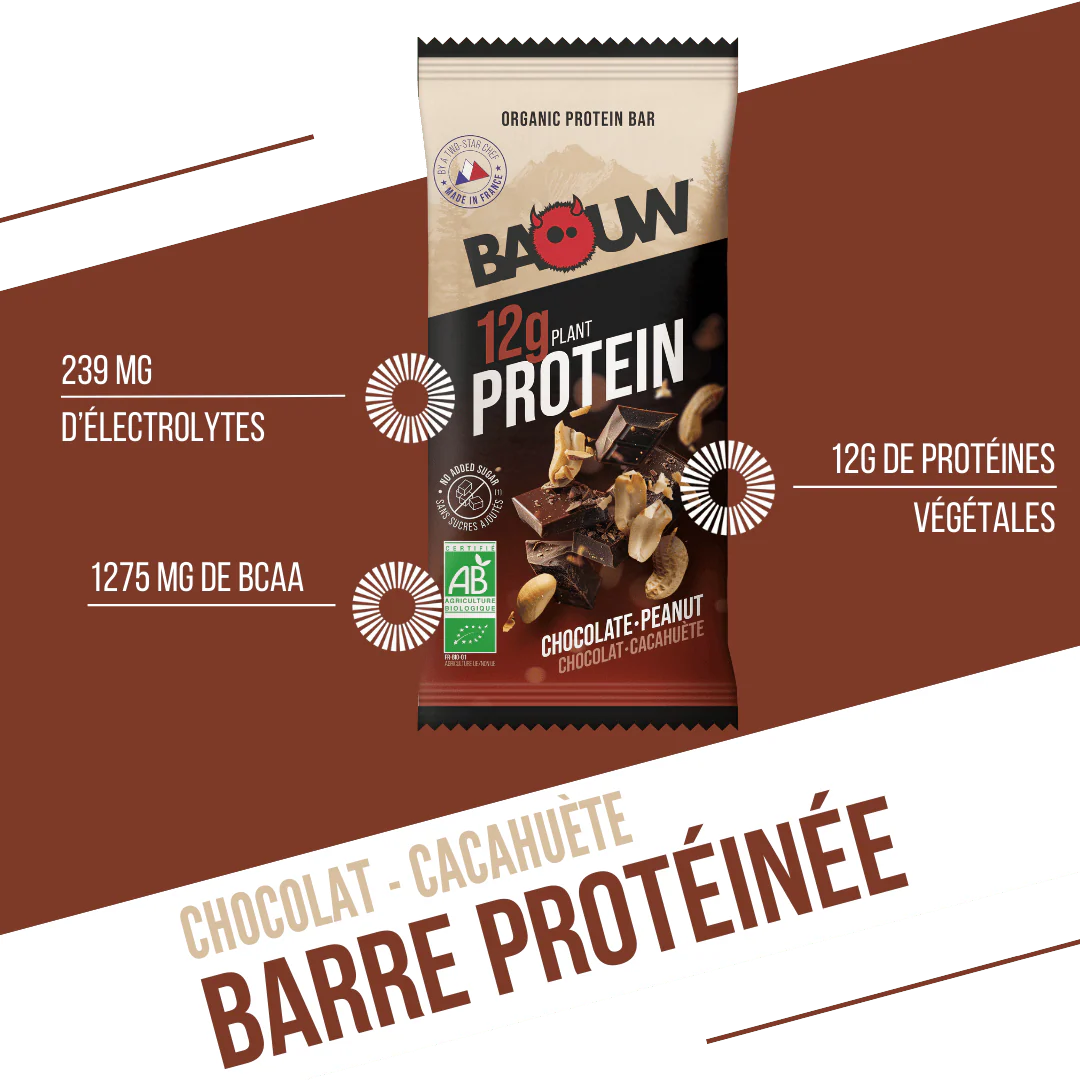 BAOUW BIO EXTRA Proteinriegel Schokolade/Kaschuks (50g) - Image 2