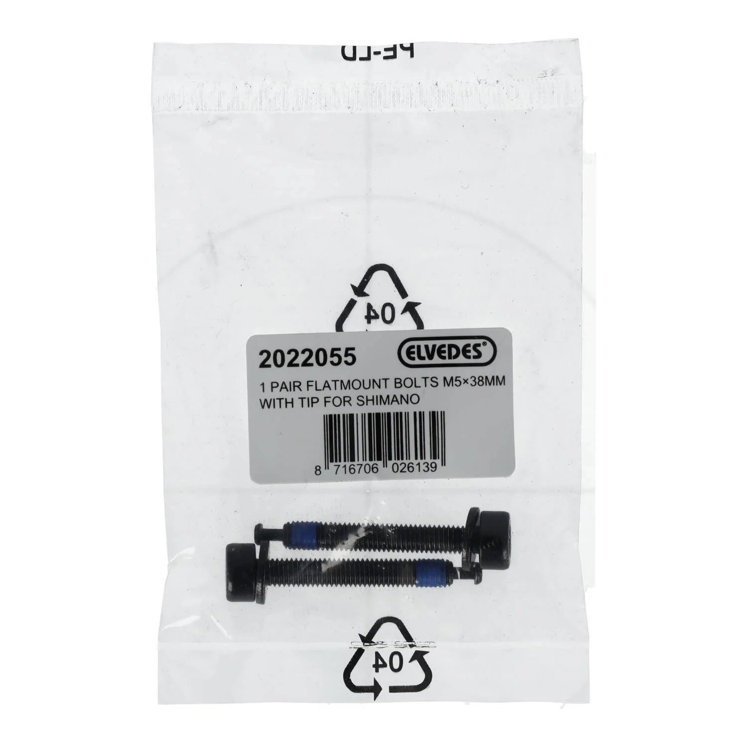 Befestigungsschraube ELVEDES FM Shimano M5x38 Typ C Hinterer Bremssattel - Image 2