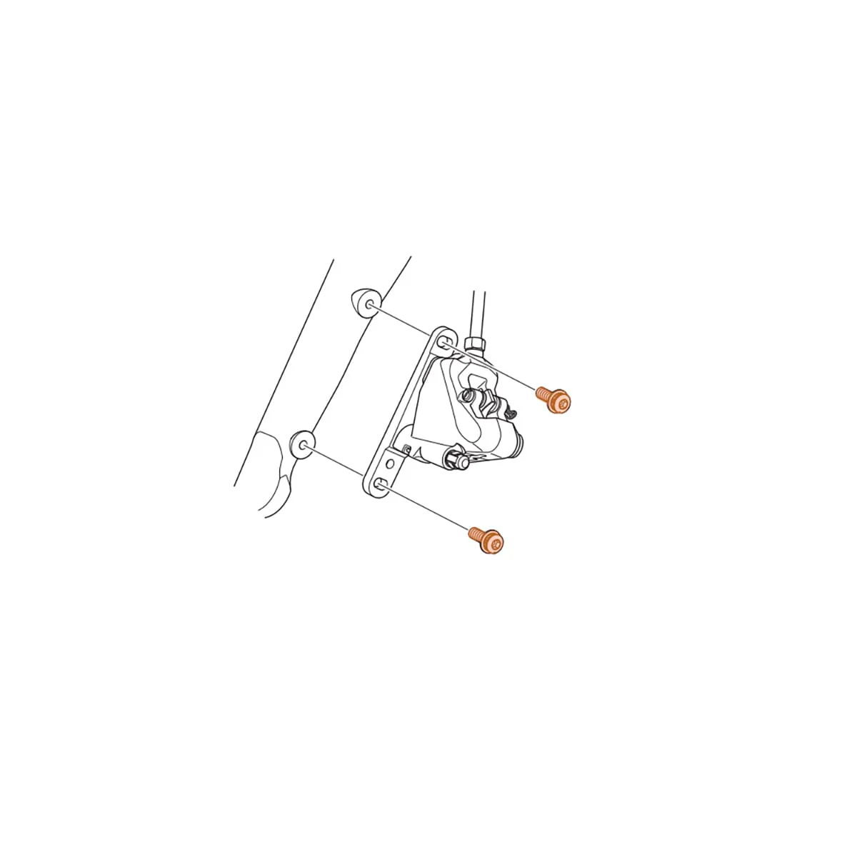 Befestigungsschraube Vorderer Bremssattel SHIMANO DURA-ACE FLATMOUNT R9170 - Image 3
