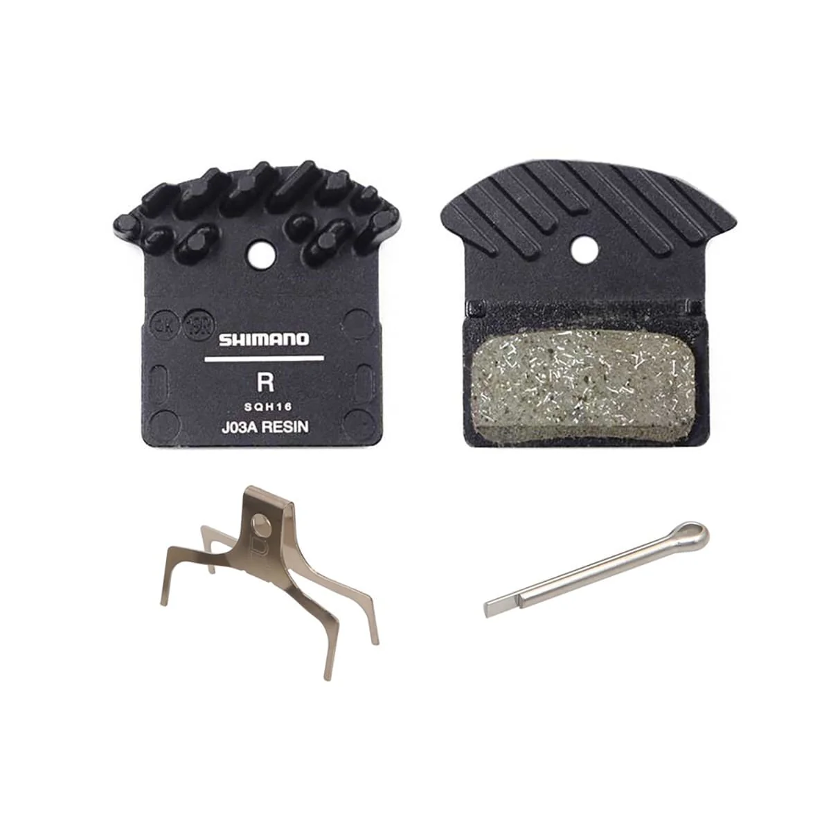 Belüftete organische Bremsbeläge SHIMANO J03A 2-Kolben XTR / XT / SLX / DEORE