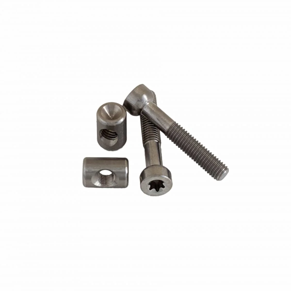 BIKEYOKE Titanium Saddle Chariot Screw & Muttern Kit #BY-TIKIT
