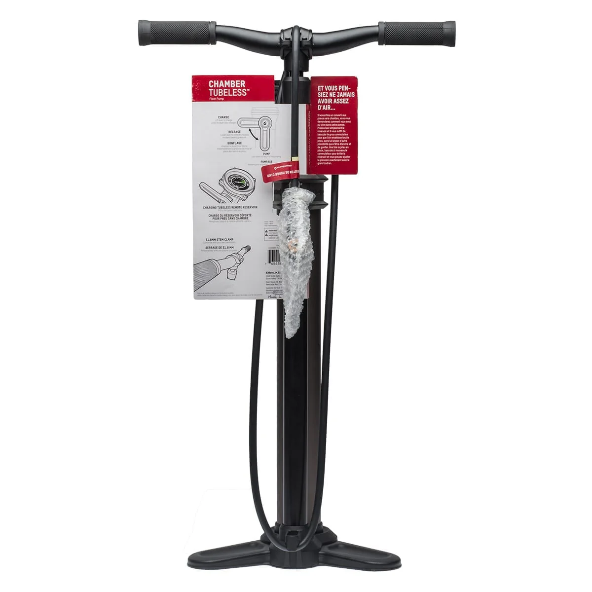 BLACKBURN CHAMBER TUBELESS Fußpumpe Braun - Image 17