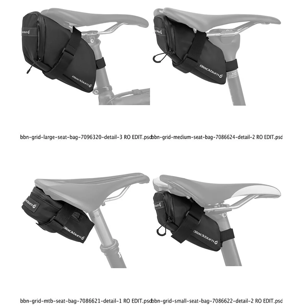 BLACKBURN GRID Satteltasche Schwarz - Image 2