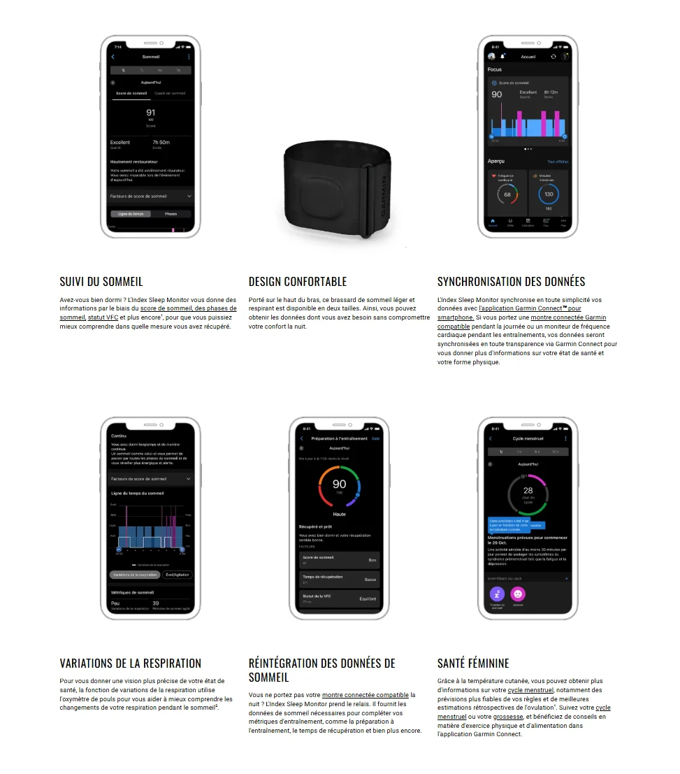 Bracelet GARMIN INDEX™ SLEEP MONITOR - Image 9