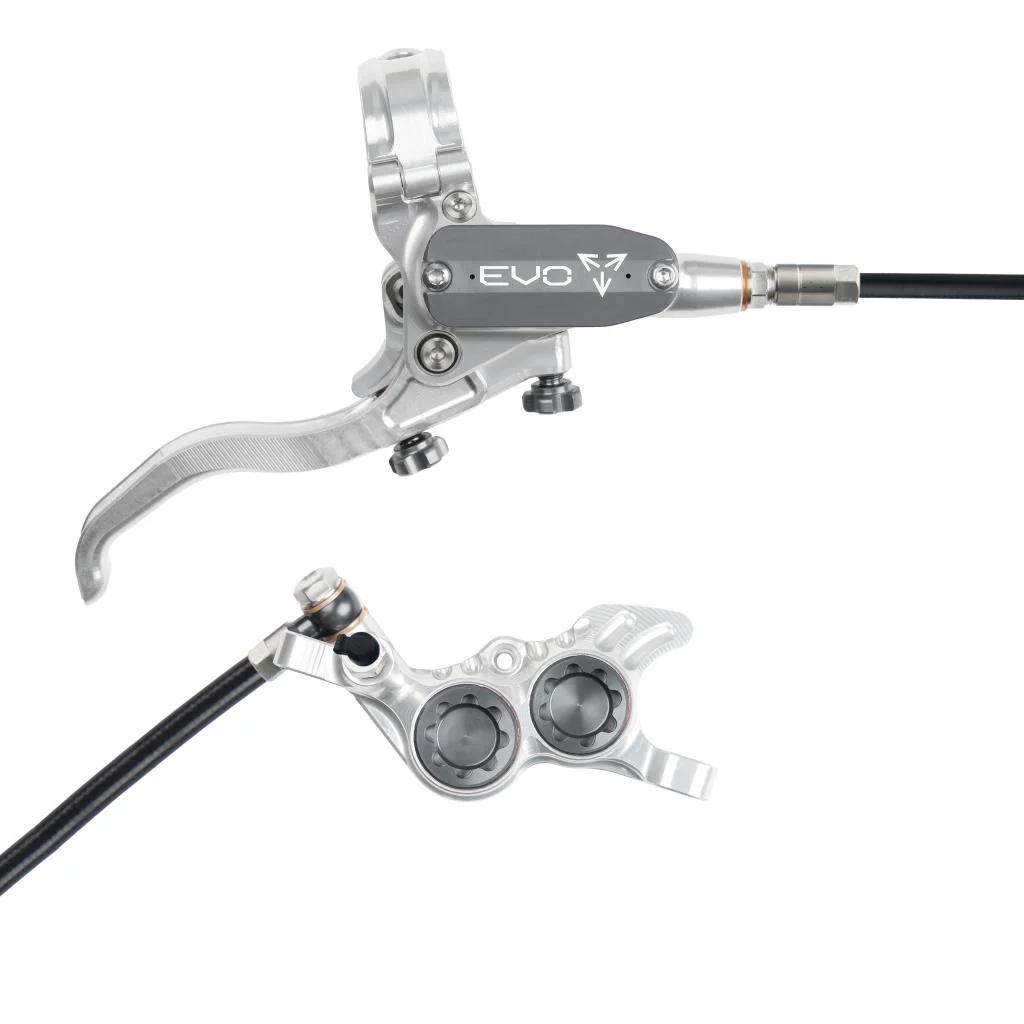 Bremse Hinten HOPE TECH 4 EVO GR4 Silber/Rauchfarben