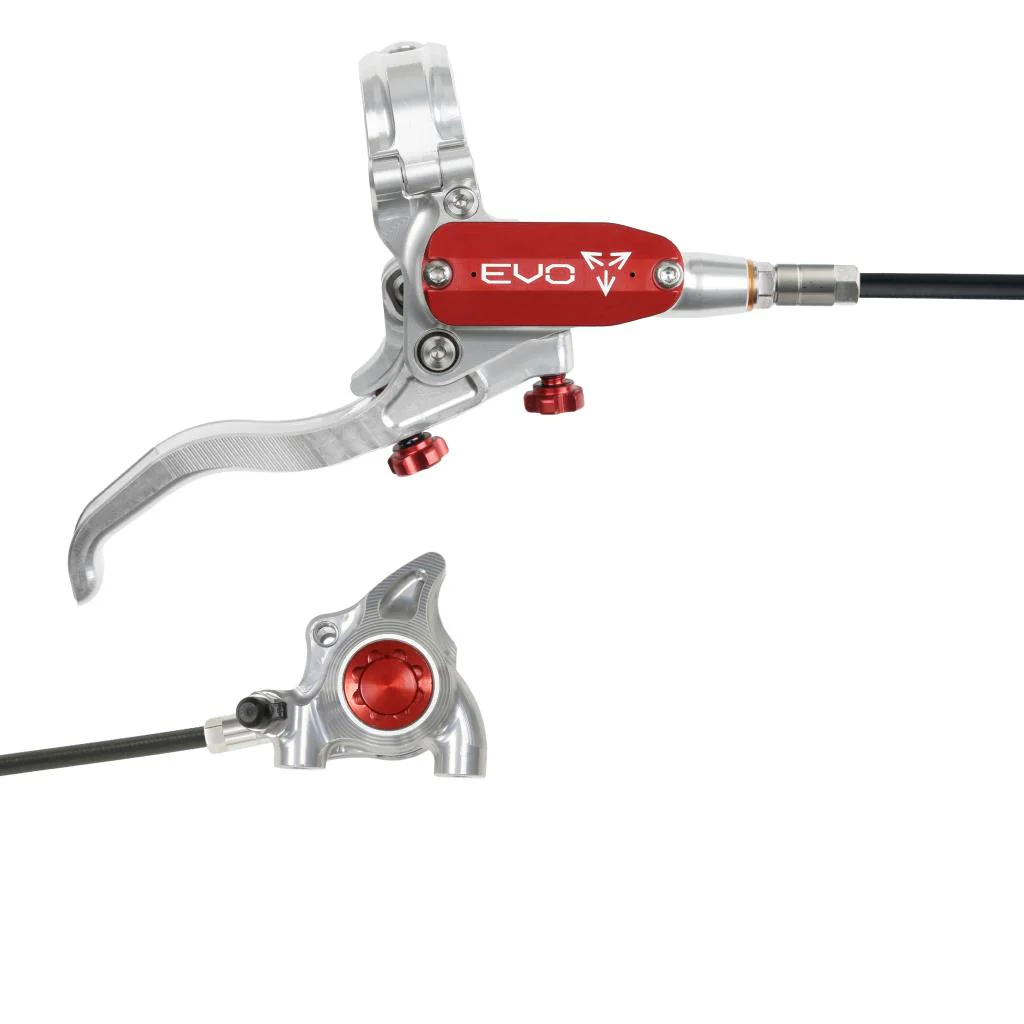 Bremse Hinten HOPE TECH 4 EVO X2 FM Silber/Rot