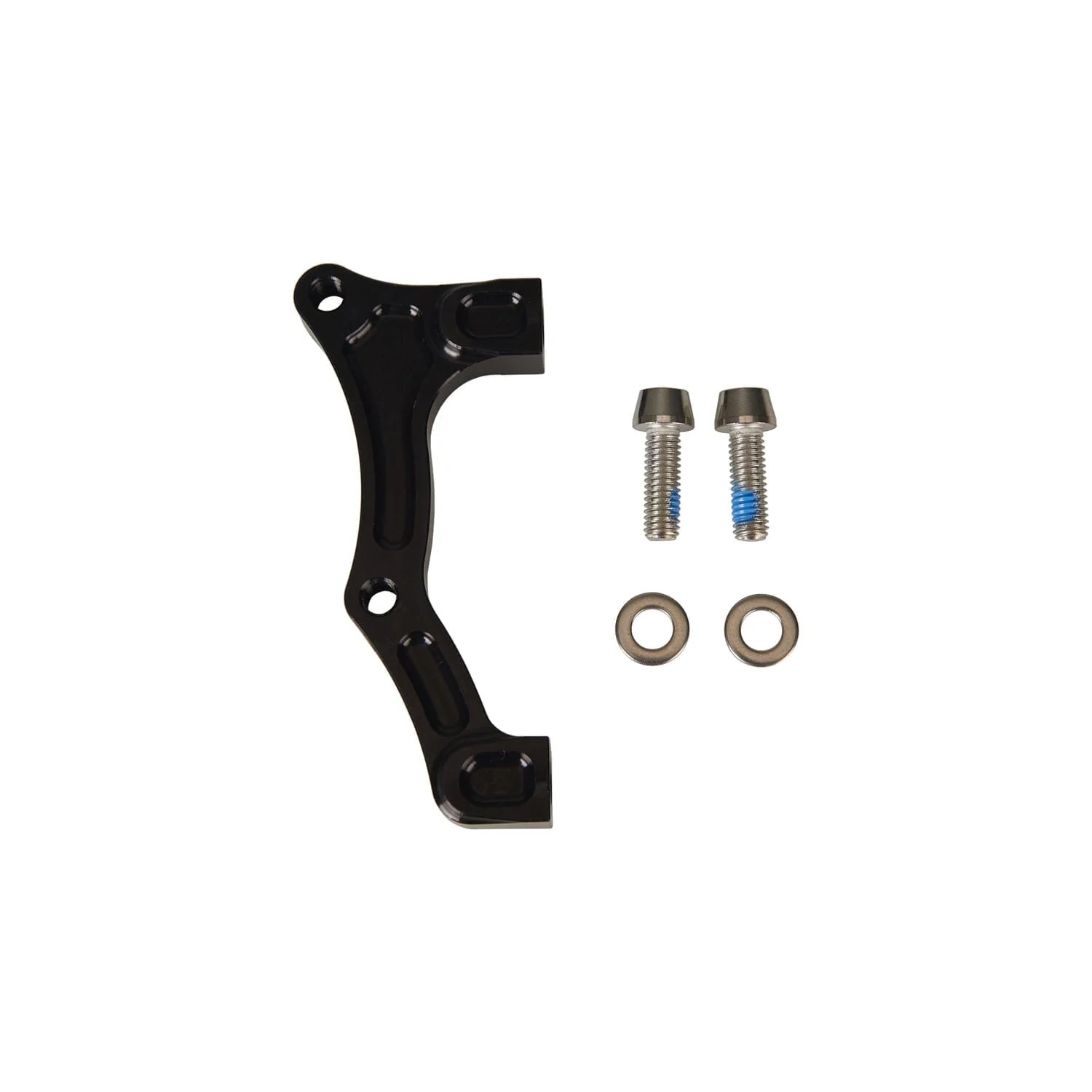 Adapter Bremssattel vorne / hinten PM / IS HOPE (vorne 220mm / hinten 200mm) #HBMRN Schwarz