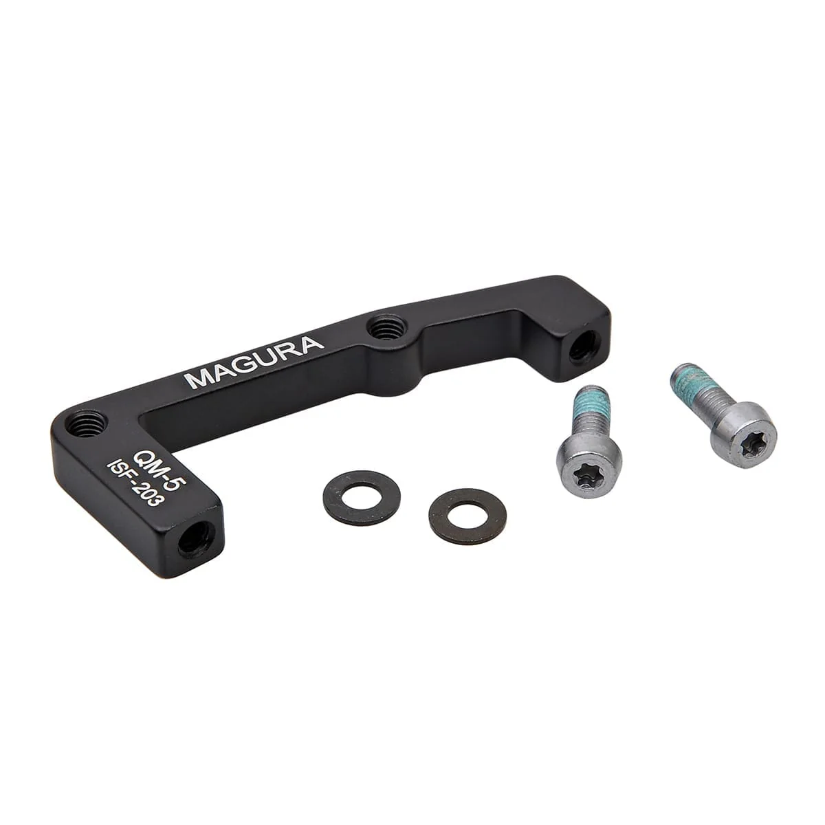 Bremssattel-Adapter vorne PM / IS MAGURA QM5 Scheibe 203 mm (+43 mm) schwarz