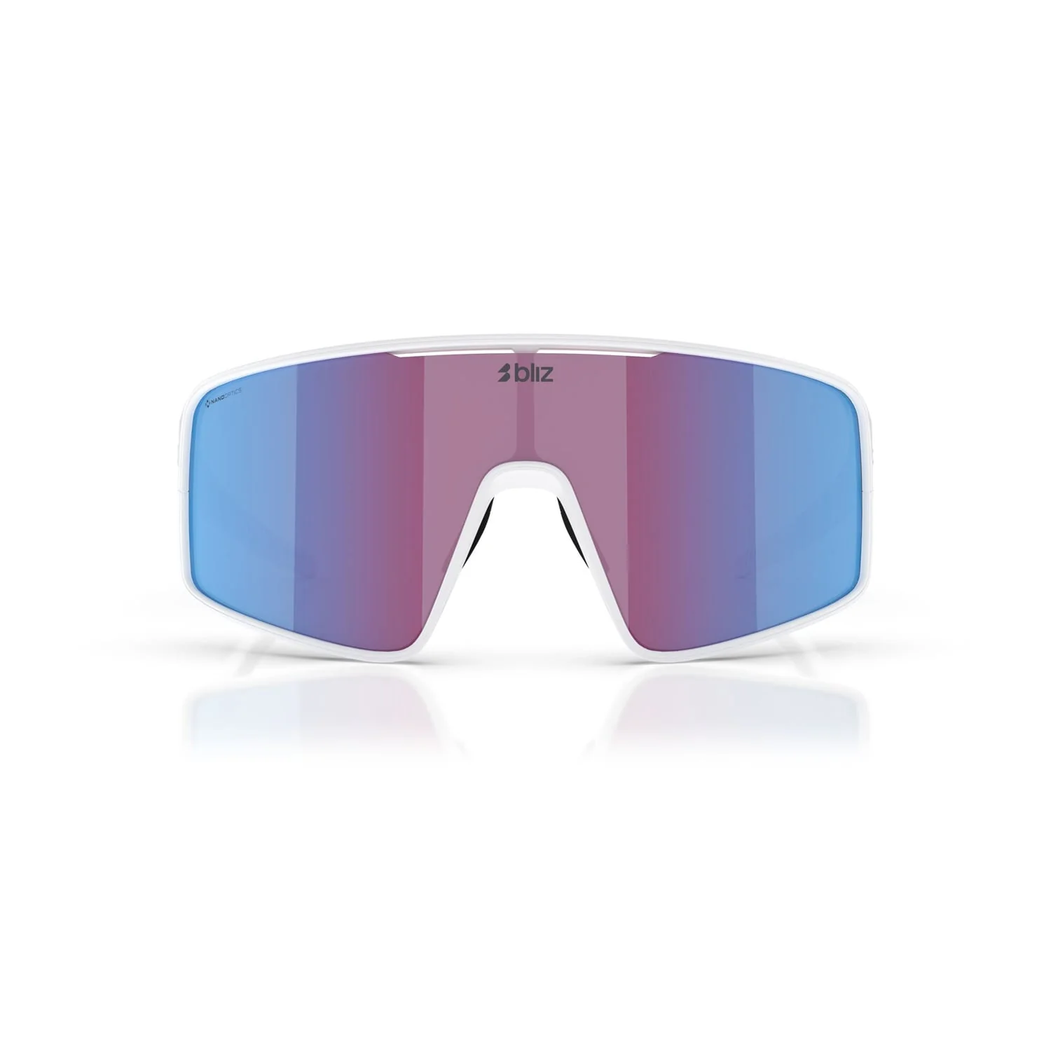 BLIZ P001 S Brille Weiß Schirm Rosa Violett Blau Iridium - Image 2