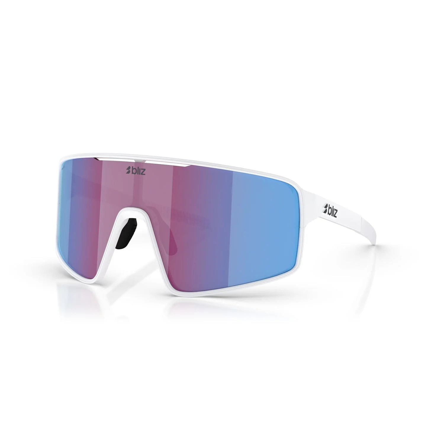 BLIZ P001 S Brille Weiß Schirm Rosa Violett Blau Iridium - Image 3