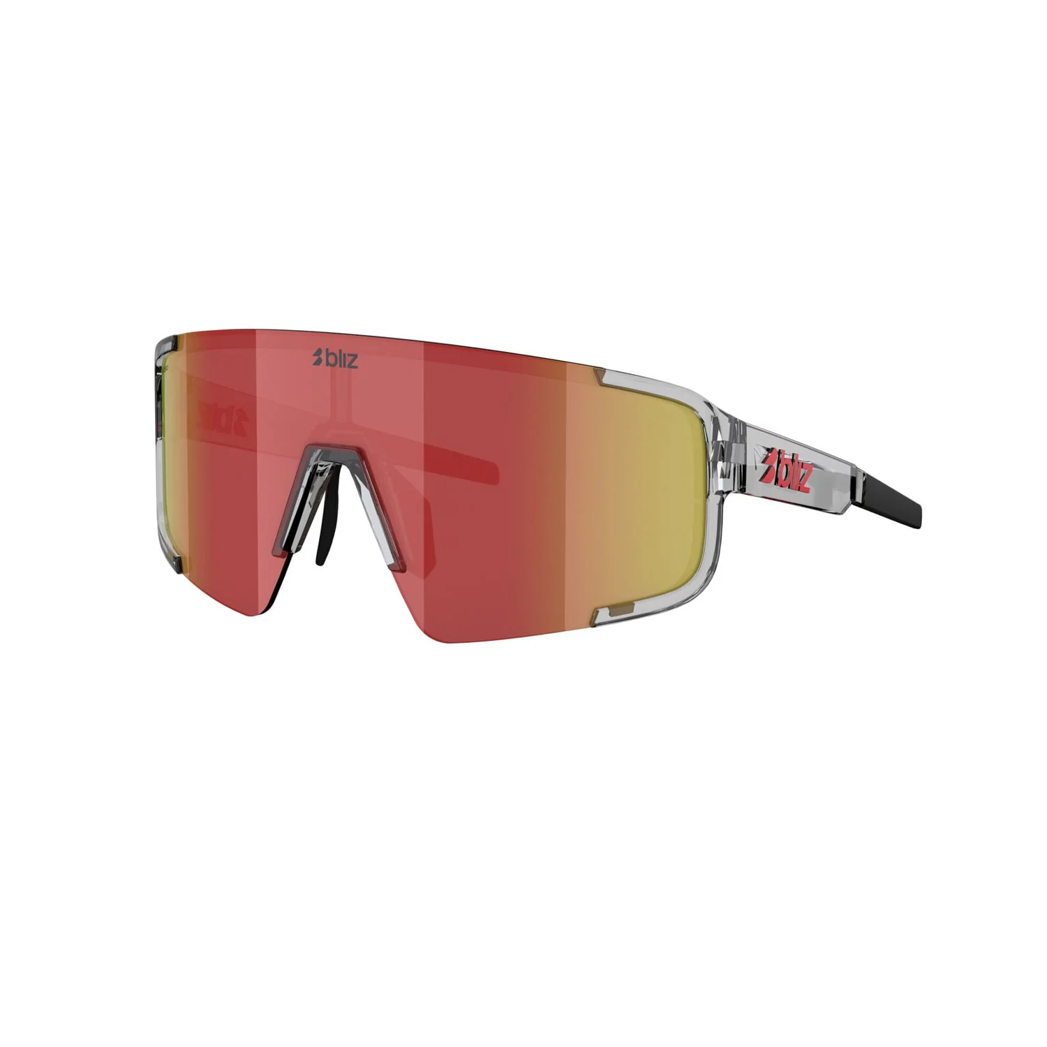 Brille BLIZ P003 Transparent Grau Glas Red Multi