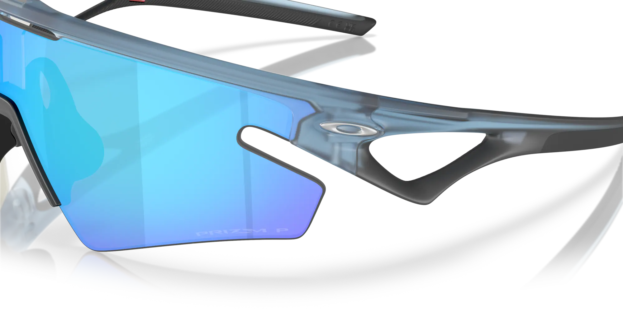 Brille OAKLEY SPHAERA SLASH Matt Transparent Stone Glas Prizm Sapphire Polarized - OO9499-0336 - Image 6
