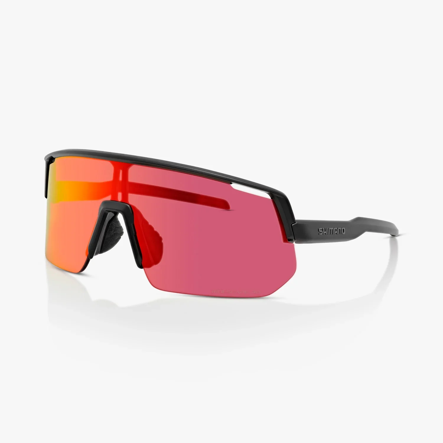 Brille SHIMANO TECHNIUM L CE-TCNL2 Schwarz Matt Glas Ridescape Road