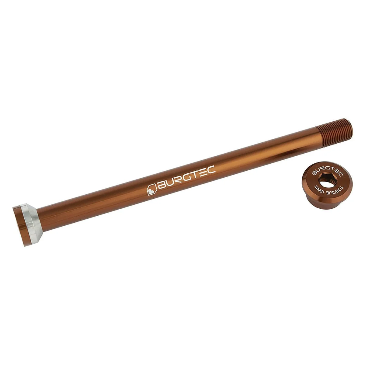 BURGTEC 171mm Hinterradachse für Transition Bronze Rahmen