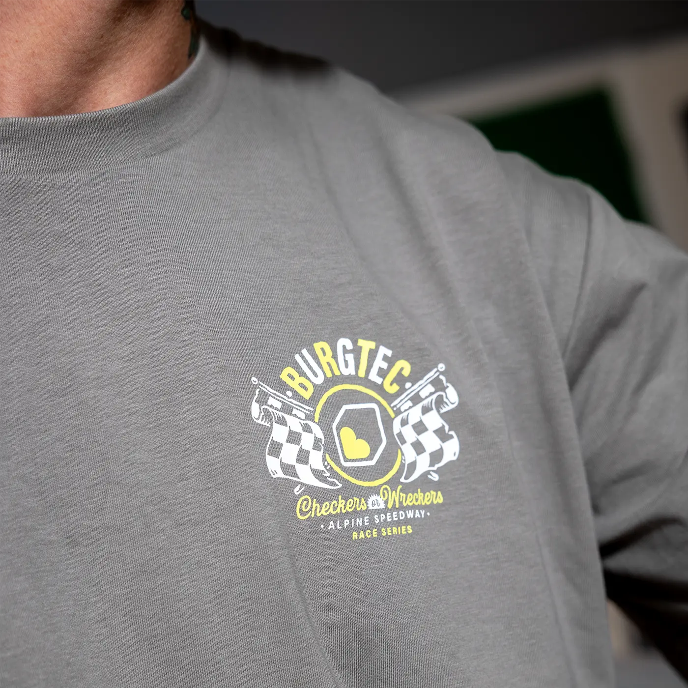 BURGTEC ALPINE SPEEDWAY T-Shirt, grau - Image 11