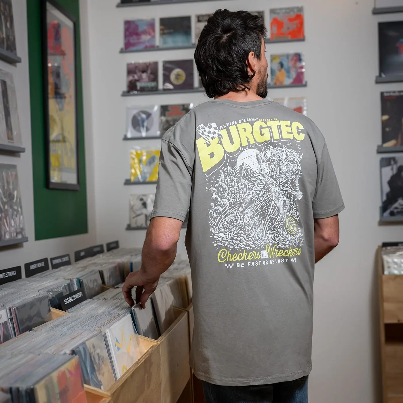 BURGTEC ALPINE SPEEDWAY T-Shirt, grau - Image 13