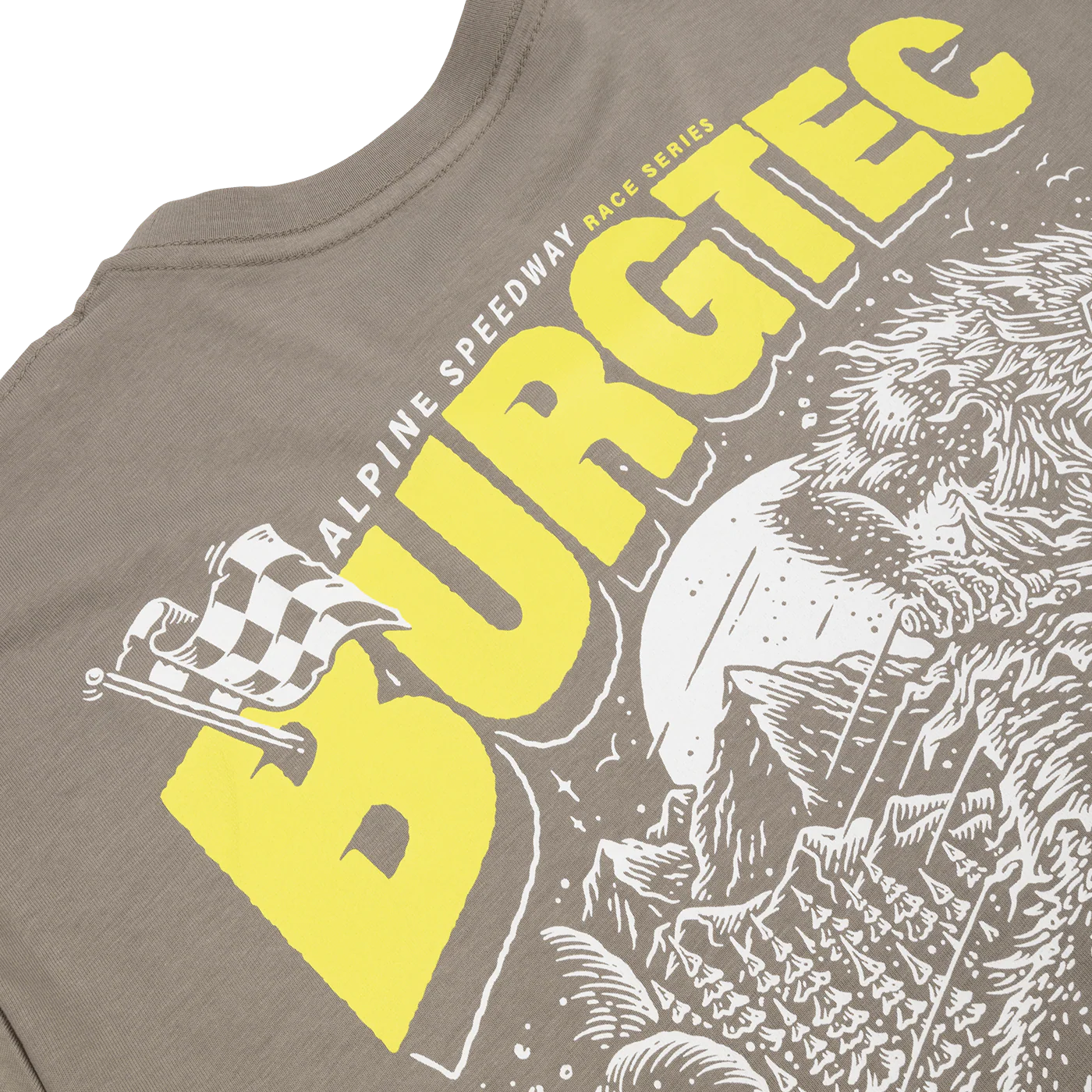 BURGTEC ALPINE SPEEDWAY T-Shirt, grau - Image 5