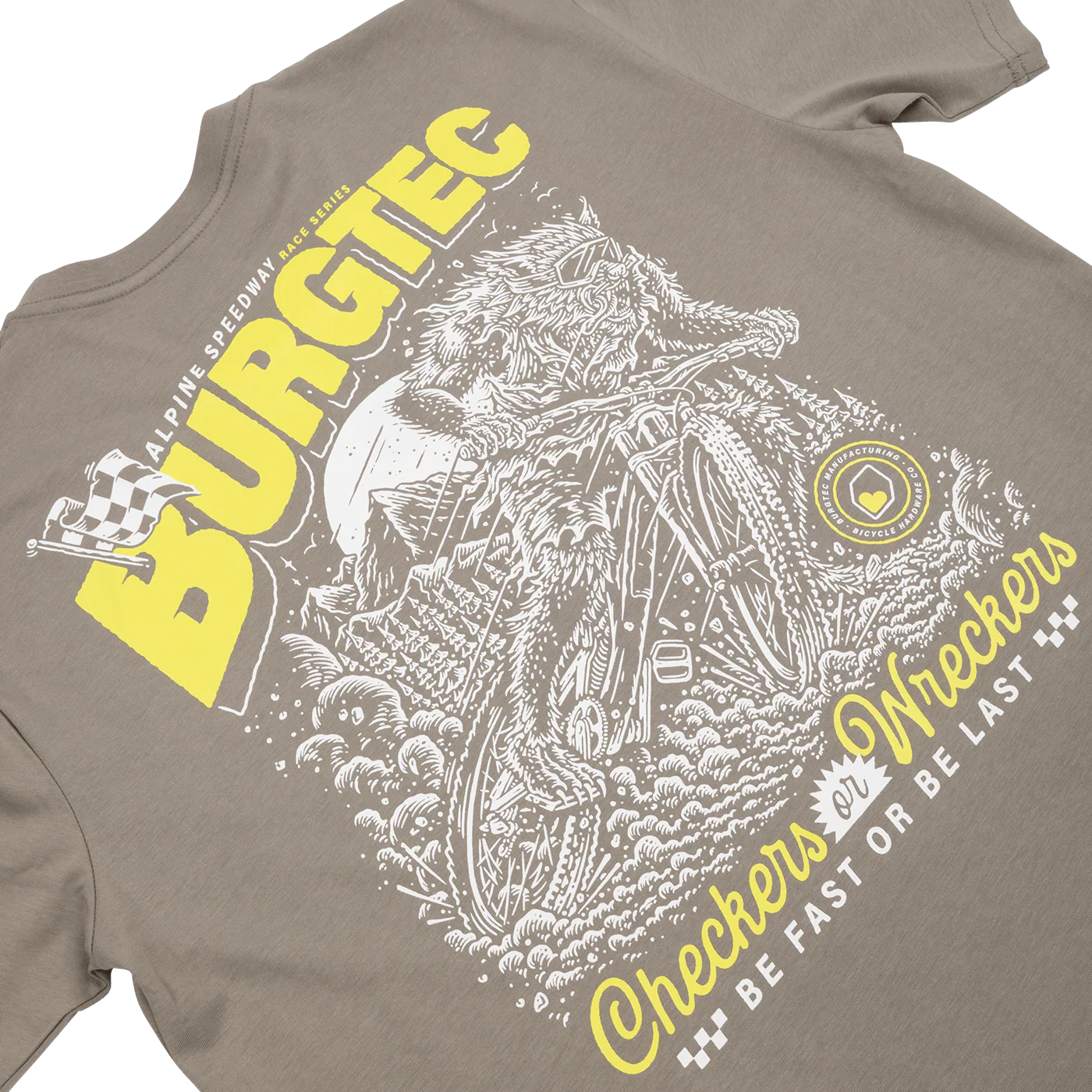 BURGTEC ALPINE SPEEDWAY T-Shirt, grau - Image 6