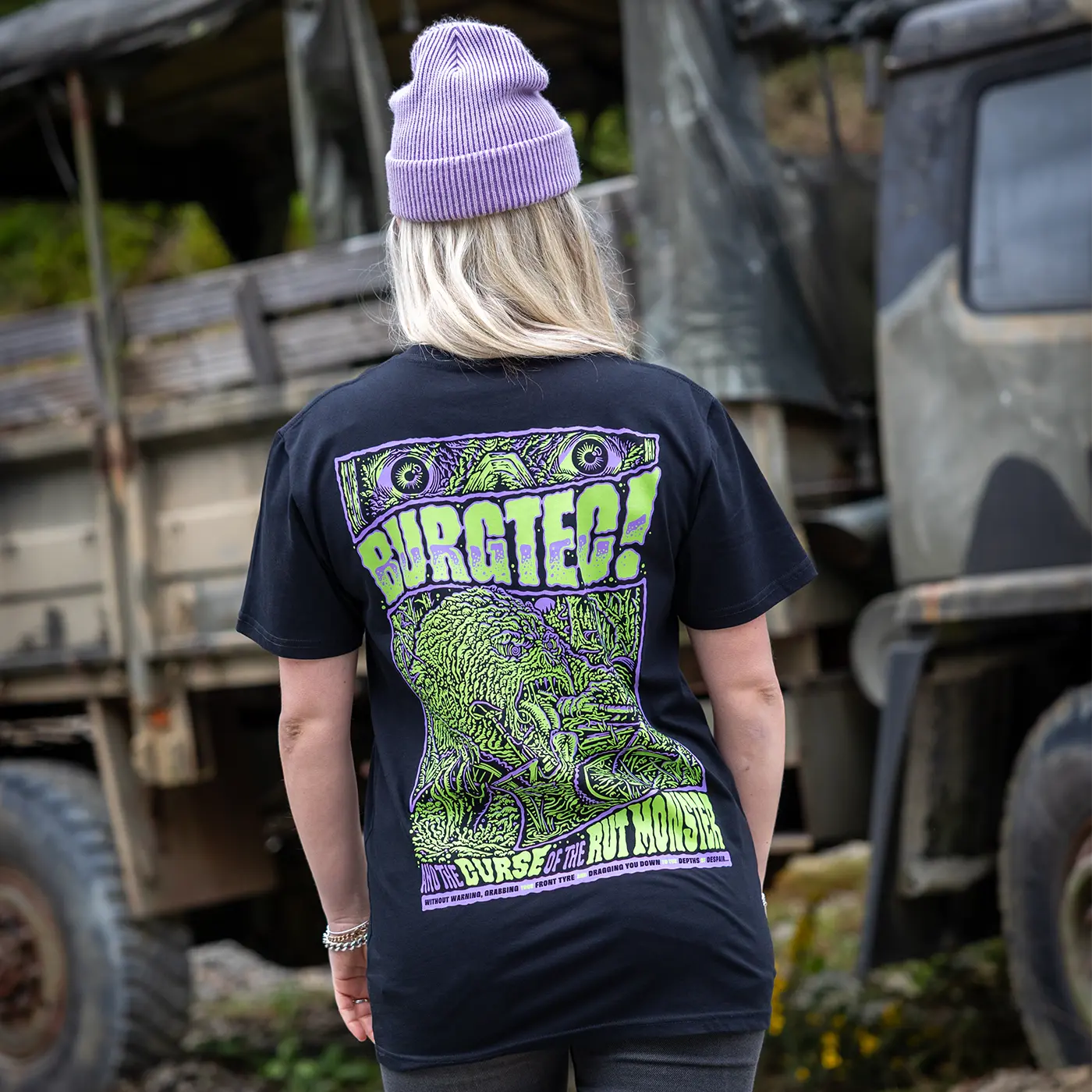 BURGTEC RUT MONSTER T-Shirt, Schwarz - Image 10