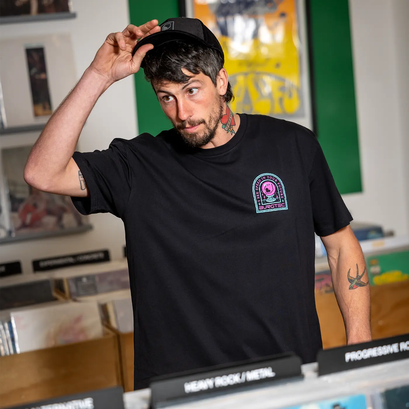 BURGTEC TARROT T-Shirt, schwarz - Image 11