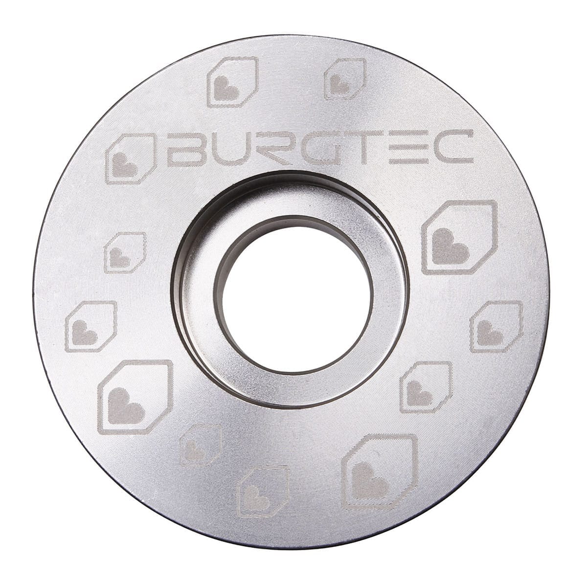 BURGTEC Vorbau-Stopfen 1"1/8 Silber