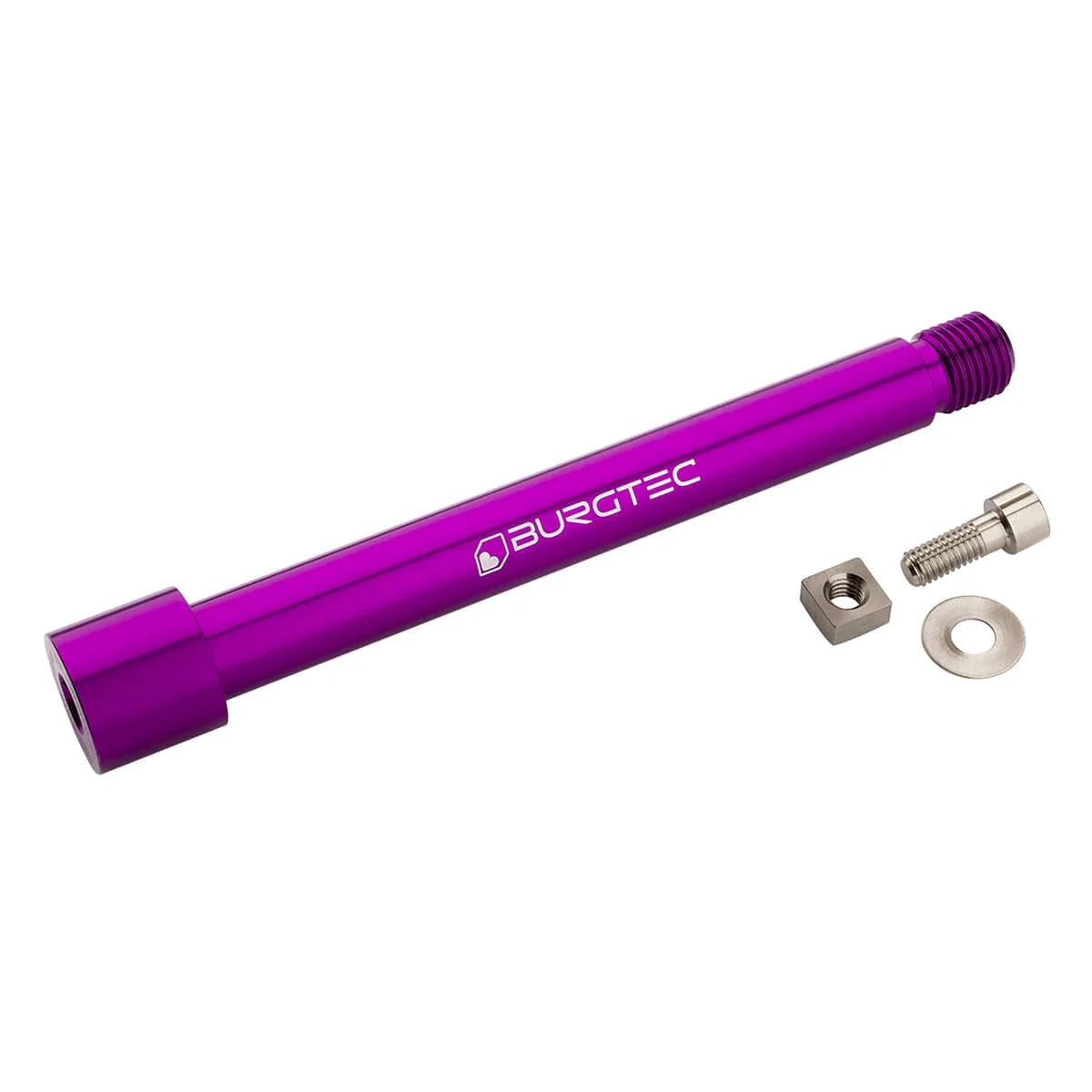 BURGTEC Vorderradachse für FOX Gabel 15x110 mm Boost KaboltX 2021 Violett