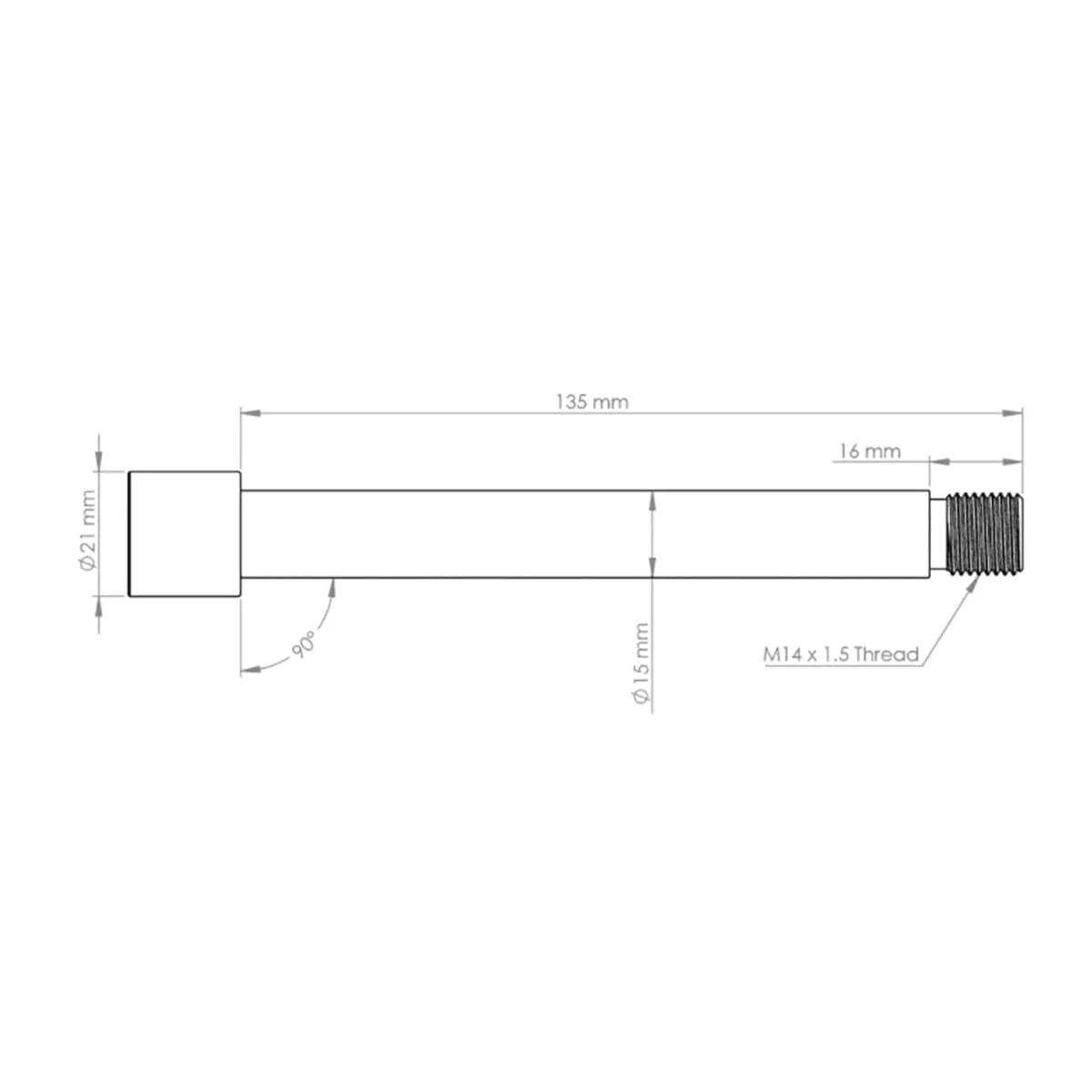 BURGTEC Vorderradachse für FOX Gabel 15x110 mm Boost KaboltX 2021 Violett - Image 2
