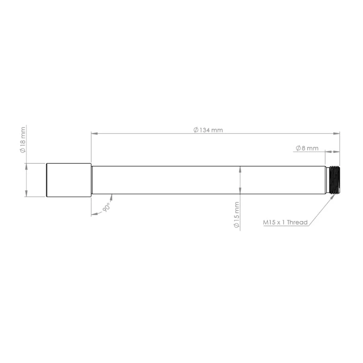 BURGTEC Vorderradachse für Ôhlins RXF 36 Gabel Violett - Image 2