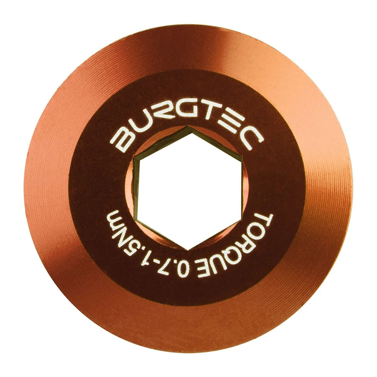 BURGTEC Vorspannschraube für Shimano HOLLOWTECH 2 Bronze Kurbelgarnitur