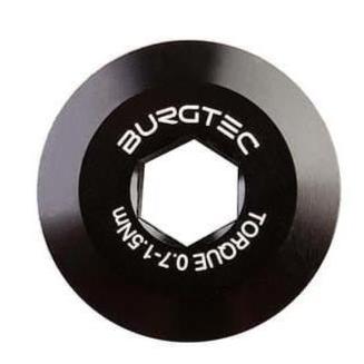 BURGTEC Vorspannschraube für Shimano HOLLOWTECH 2 Kurbelgarnitur Schwarz