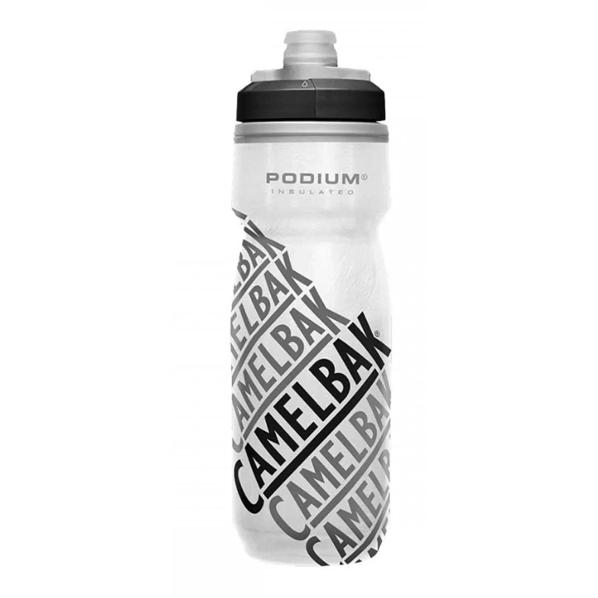 CAMELBAK PODIUM CHILL RACE EDITION Thermo-Trinkflasche Schwarz/Weiß