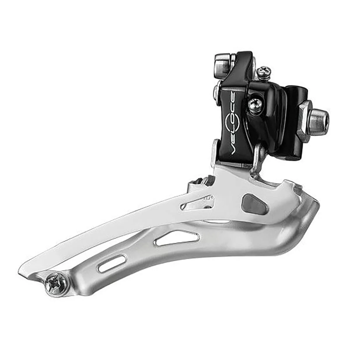 CAMPAGNOLO VELOCE 2x10V Vorderer Umwerfer mit Lötzinn Schwarz