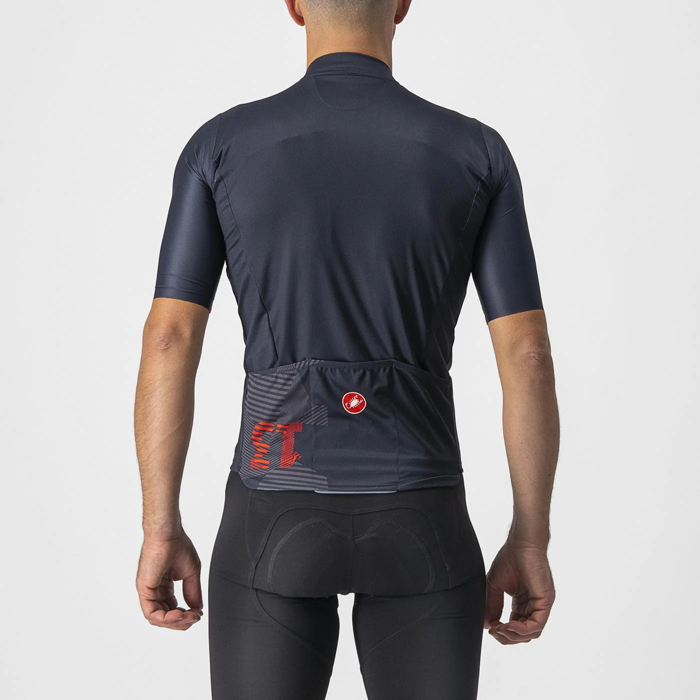 CASTELLI 13 SCREEN Trikot Kurzarm Blau/Rot - Image 2